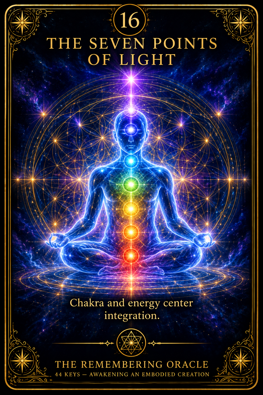 Card 16: THE SEVEN POINTS OF LIGHT