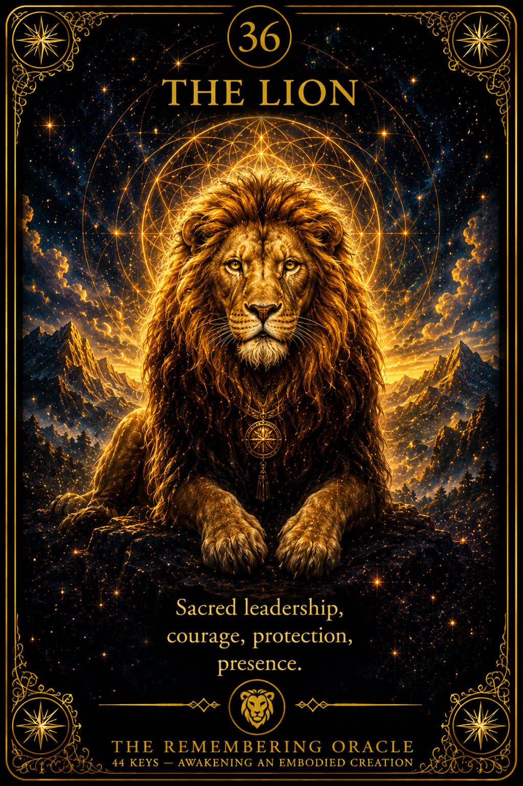 Card 36: THE LION