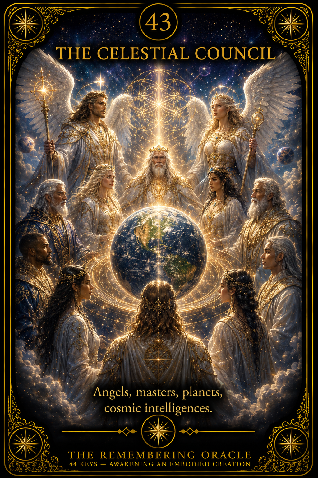 Card 43: THE CELESTIAL COUNCIL