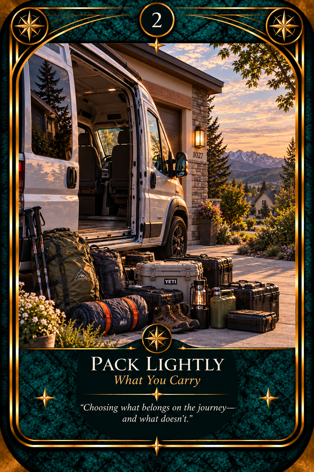 Card 2: Pack Lightly