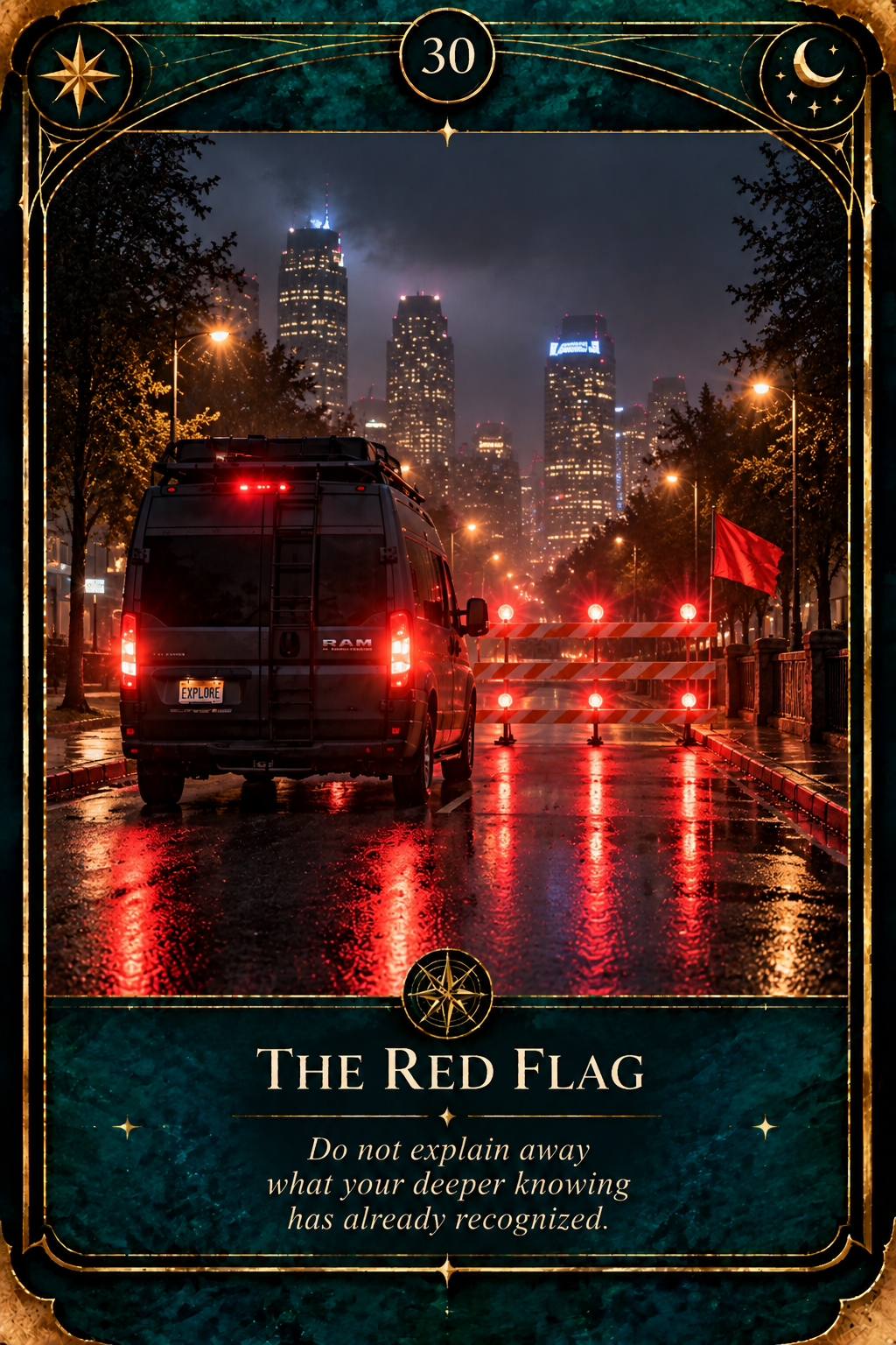 Card 30: The Red Flag