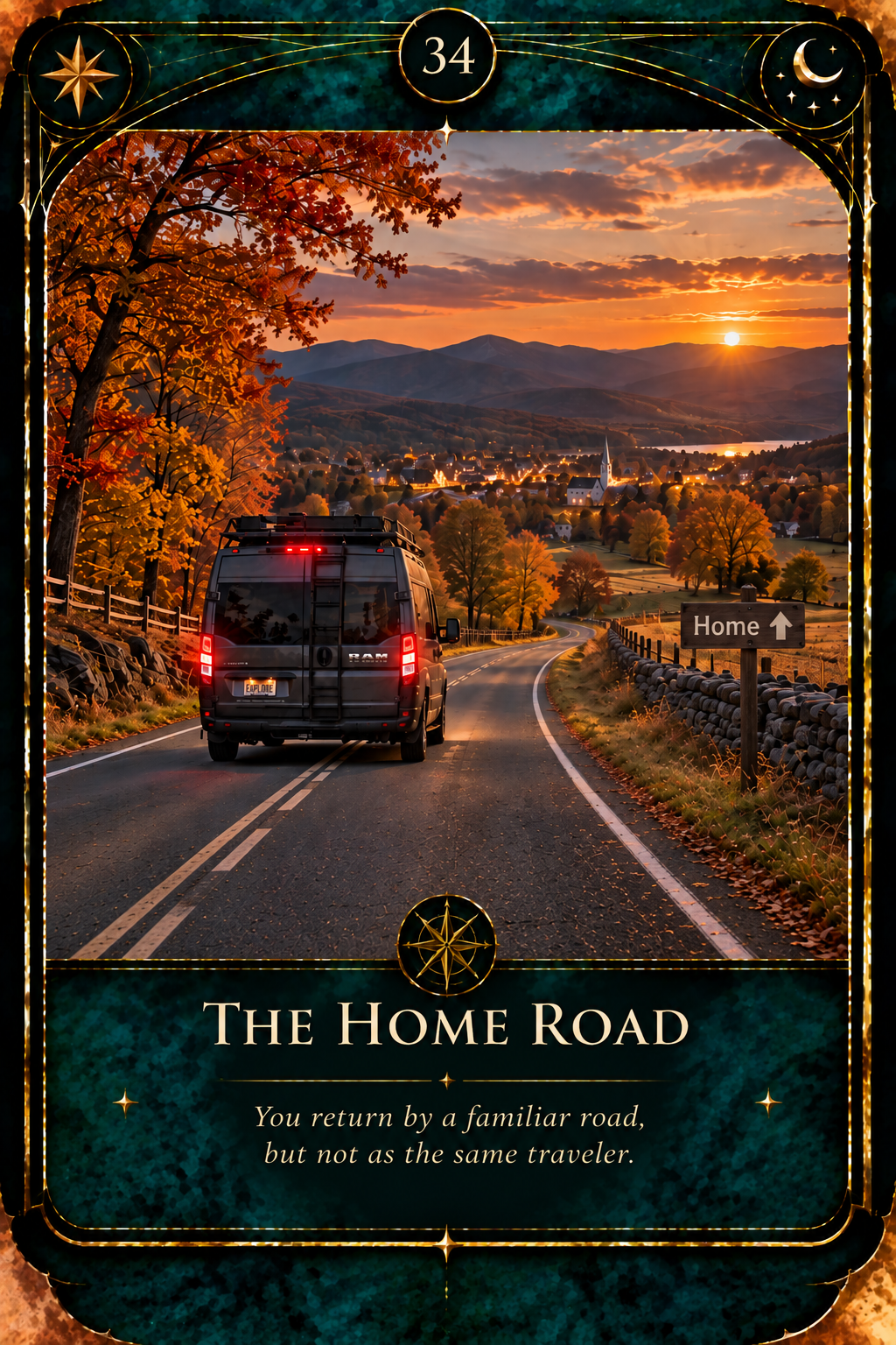 Card 34: The Home Road